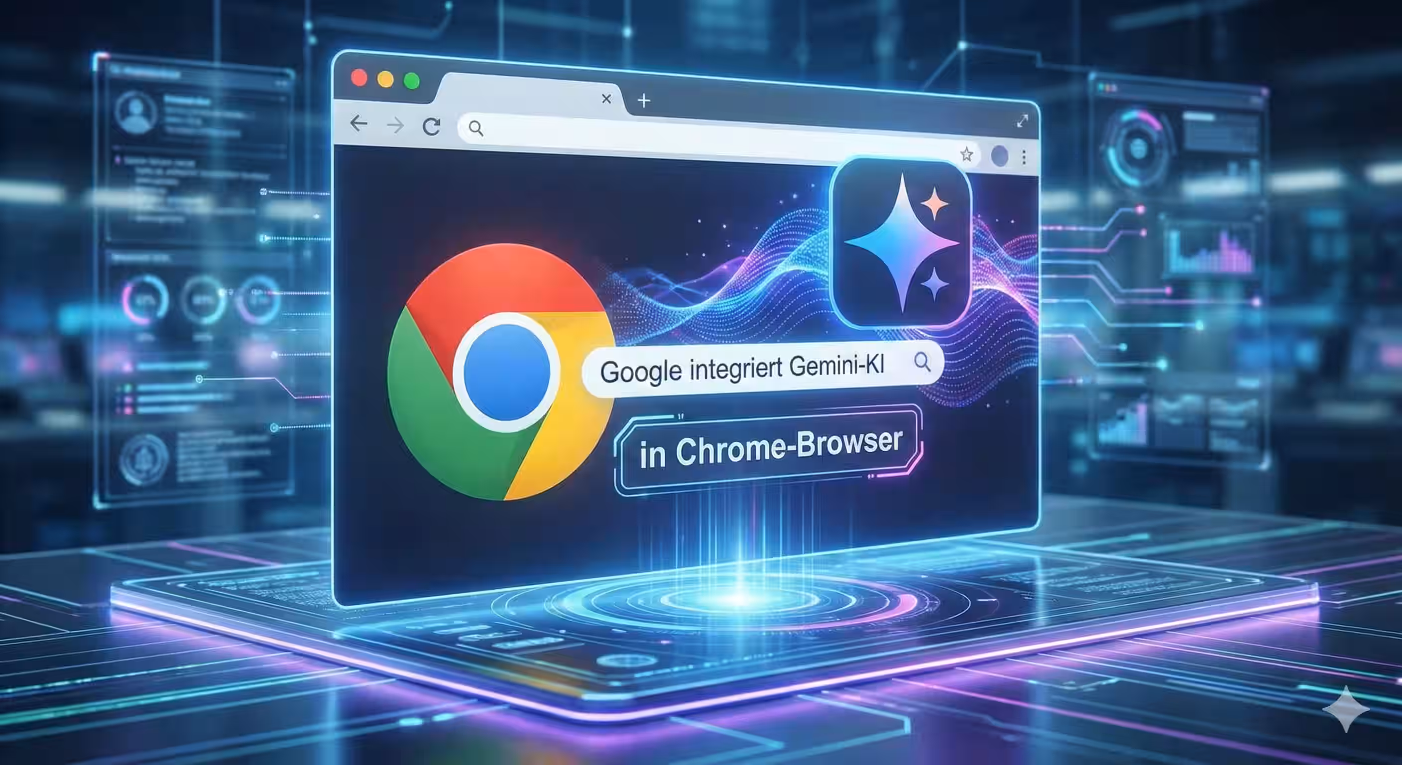 Google integriert Gemini-KI in Chrome-Browser